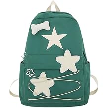 Y2K Backpack Star Backpack Preppy Backpack Cute Aesthetic Backpack Women College y2k Accessories green