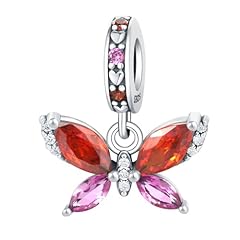 Zircon Butterfly Charm
