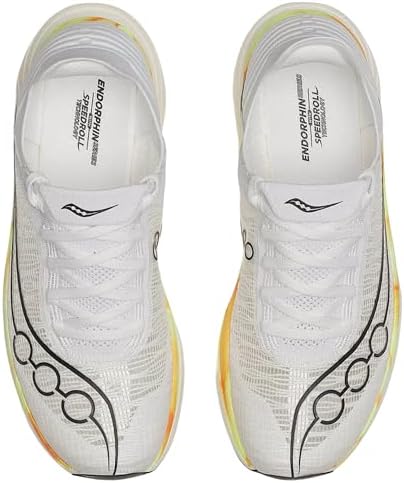 Saucony Tênis feminino Endorphin Elite 2, Branco/Mutant, 12 Women