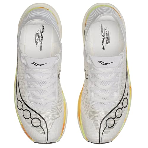 Saucony Unisex Endorphin Elite 2 Road Running Shoe, White/Peel, 8.5 Men/ 10 Women β image 5