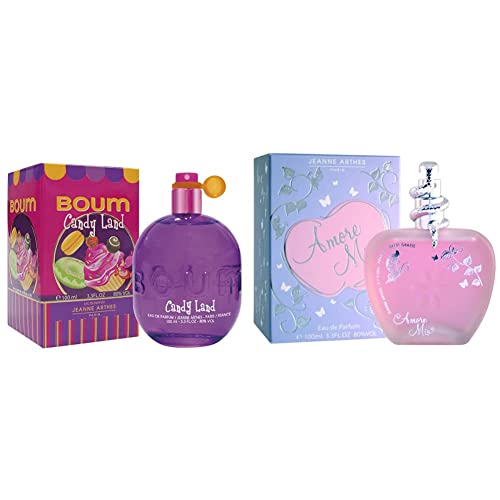 Jeanne Arthes - Boum Candy Land - Eau de Parfum - Femme - Fabriqué en France - 100 ml & Eau de Parfum Amore Mio 100 ml Cover