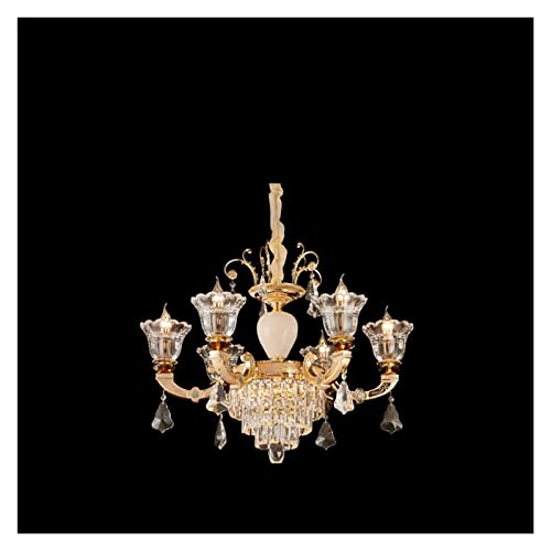 Candelier Cristal Europea de Cobre 58 cm para Sala y Comedor