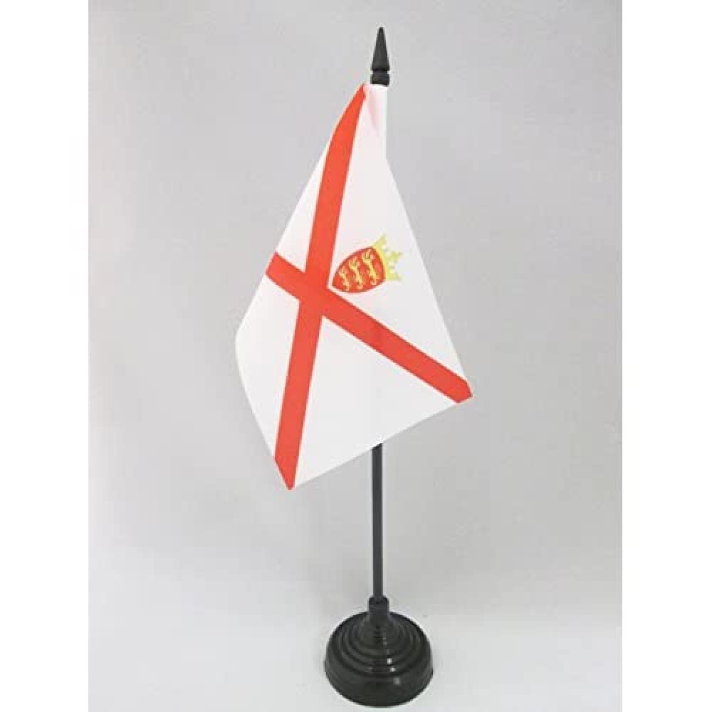 AZ FLAG Jersey Table Flag 4x6 in 100D Polyester Plastic Base