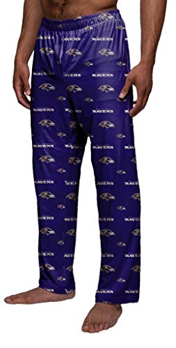 FOCO Baltimore Ravens Men's Scatter Pattern Pajama Lounge Multi Color Pants2