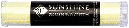 Sunshine 10 Polishing Cloths Jewelry Cleaner Tube Silver Brass Gold Copper