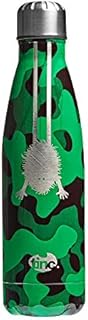Tinc Green Monster Camo Reusable Metal Water Bottle - 500ml - Single Skinned - BPA Free (WBMCAHGR)