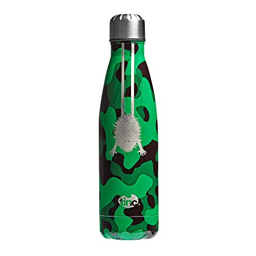 Tinc Insulated Stainless Steel Water Bottle | Hot & Cold Drinks |500ml Capacity|Leakproof Lid | Green, HCWBHUGR