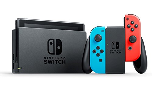 Nintendo Switch Consola 32Gb Azul/Rojo Neón + Mario Kart 8 Deluxe + Splatoon 2