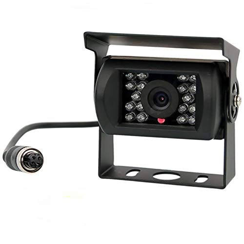 Backup Camera, Reversing Camera, Waterproof Night Vision Wide View Angle Rear View Camera with 4 Pin GX12-4 Connector for RV Camper Truck Trailer Bus Van by LASTBUS - Used condition - US$27.14