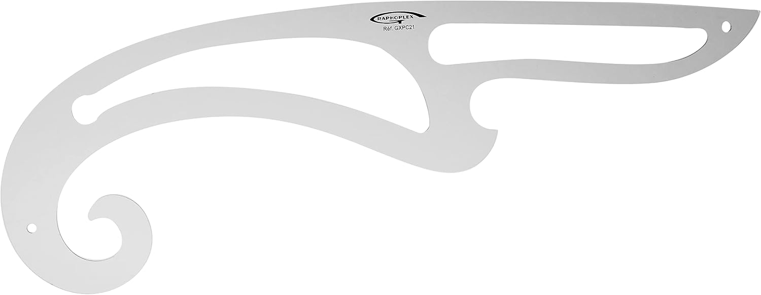 Curve in Transparent Altuglas 41,50 cm Transparent