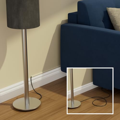 D-Line 157in Cord Hider Kit, Patented Cable Cover, Hide Wires on Wall, Channel for TV Mount Cords, Raceway Wire Hiders, Paintable, Adhesive, Half Round, 10x 0.78in W x 0.39in H x 15.7in L, Beige by D-Line - Image 5