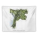 オリンピックヒルズ ゴルフクラブ タペストリー 芸術 ポスター 壁アート 画像 印刷 現代 寝室 装飾 ホームアートワーク30"x40"
