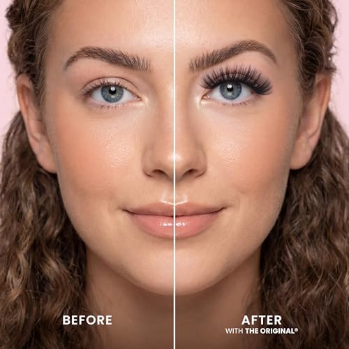 FlutterHabit The Original 2 Pair Underlash Extensions, 13–16mm Black Long Wispy Lash Clusters, Under Lash Eyelashes for At Home Application, Medium Volume Doll Eye, Adhesive Required