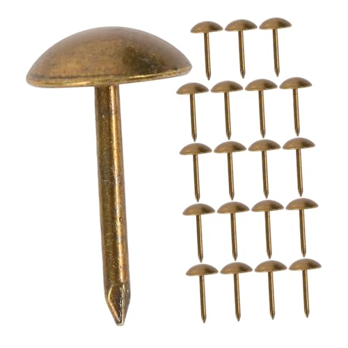 Yardenfun 100 pezzi Chiodi Decorativi in Stile Antico per Mobili e Porte Chiodi in Ferro Resistenti Facili da Installare senza Strumenti Adatti per Tappezzeria Sedie e Progetti da Te
