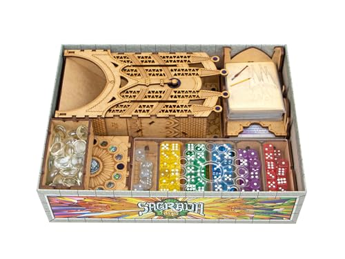 TowerRex Organizer for Sagrada Board Game, Sagrada Expansions