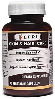Efri Skin and Hair Care Supplement – Herbal Supplement, Skin and Hair Health Restoration, Natural Glowing Hair, Hydration and Elasticity Support
