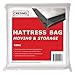 CRESNEL Mattress Bag for Moving & Long-Term Storage - King Size - Enhanced Mattress Protection with 5 mil Super Thick Tear & Puncture Resistance Polyethylene