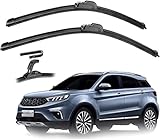 Car Front Window Windscreen Wipers Blades For Ford For Territory SX SY 2004-2010, Wiper Blade Replacement Blades Wipers Parts Enhanced Clarity