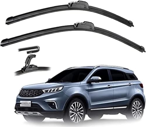 Car Front Window Windscreen Wipers Blades For Ford For Territory SX SY 2004-2010, Wiper Blade Replacement Blades Wipers Parts Enhanced Clarity