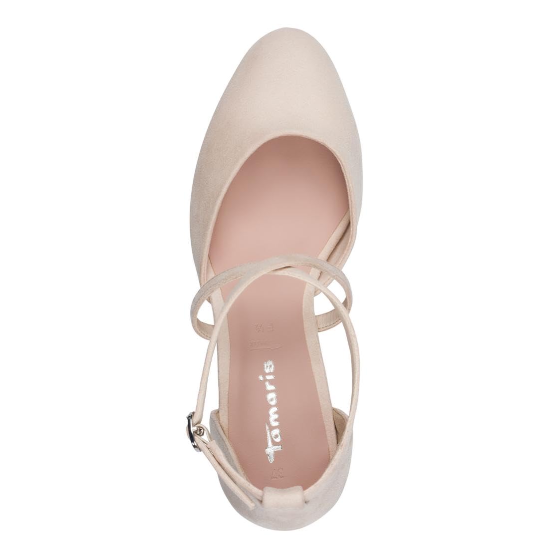 Tamaris Riemchenpumps in Silber Damen Silber