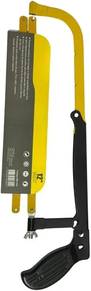 Serrote Japones, Arco de Serra Ajustável Profissional Aço 200 a 300mm com 2 Lâminas Dentes Duplos Design Ergonômico(2 Lâminas)