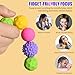 Silicone Magnetic Balls Fidget Toys for Adults & Teens, 8PCS Stress Relief Sensory Toys for Autism ADHD Anxiety, Fun Textures Gadgets,Office Desk Toy,Stocking Stuffers for Women Men Teen Gift