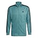 adidas Herren Train Essentials 3-Stripes Training Hooded Track Top, preloved Teal, XXL