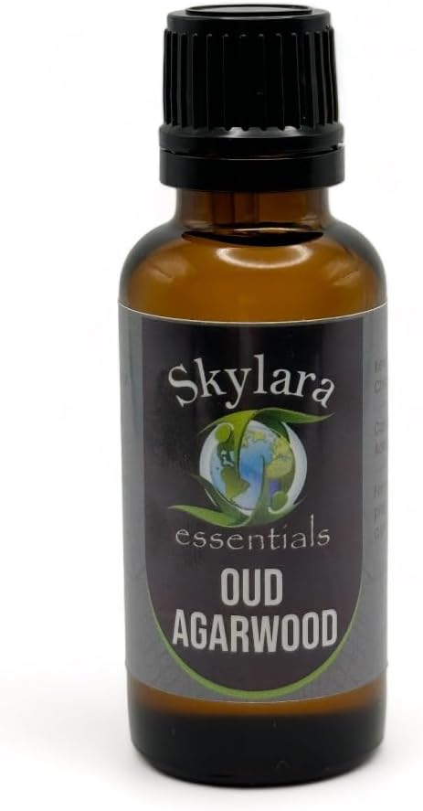 Natural Oud (Agarwood) Essential Oil for Calming Aroma, Diffuser, Candle Making | Long - Lasting, Housewarming Gifts, Thanksgiving and Christmas – 4oz