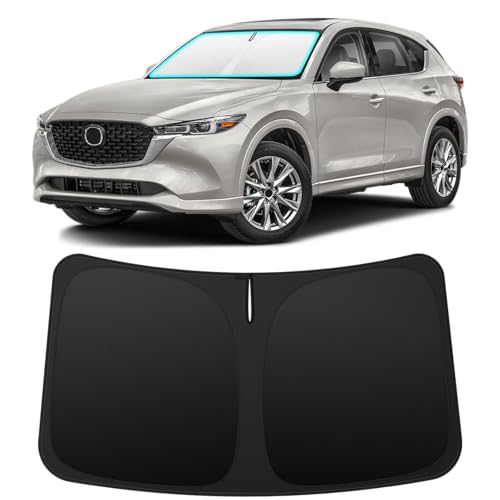 INSAUTO Custom Fit Windshield Sun Shade Accessories for Mazda CX5 CX-5 2017-2026, Foldable Front...