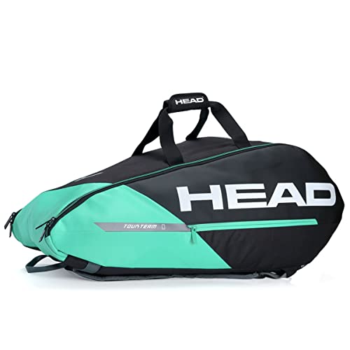 Raqueteira Head Tour Team X9 Preta e Verde Menta