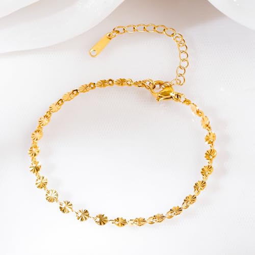Image of Rubans Demi Fine Stainless Steel Bracelet Waterproof Gift for Women & Girls