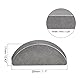 sourcing map 10Stk Halbmondkeil 45# Stahl 28mm Länge x 11mm Breite x 7mm Dicke