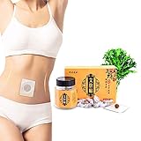 Mugwort Navel Sticker, Mugwort Belly Patch, 60Pcs Natural Herbal Chinese Medicine Belly Sticker,...