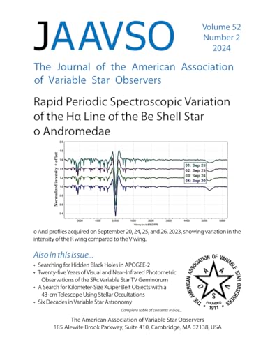 The Journal of the American Association of Variable Star Observers: Volume 52, Number 2 (JAAVSO V52)