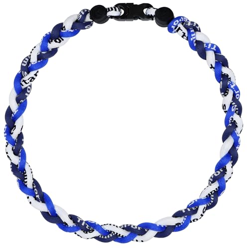 SUPBOMM Baseball Rope Necklaces, League Team Colors Braided Necklace, Baseball Team Gifts, Blue Jays