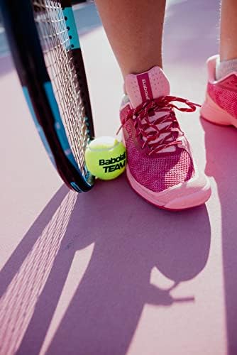 Babolat Team All COURT x 4 Balls, Unisex, Adults, Yellow (Black), One Size