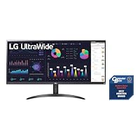 LG Electronics 34WQ500-B UltraWide™ Full HD 34" (87cm), 2560 x 1080, 21:9, AMD FreeSync™, HDR10- and VESA DisplayHDR™ 400, IPS with sRGB 99% (Typ.), Waves MaxxAudio®, 5ms GtG - Schwarz – Ansicht 2