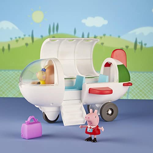 Conjunto Peppa Pig Peppa’s Adventures Avião da Peppa com Veículo, Figura e Acessório - F3557 - Hasbr
