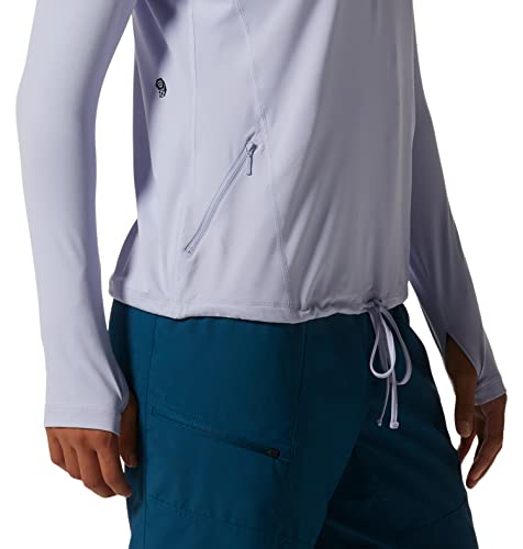 Mountain Hardwear Moletom com capuz feminino Standard Crater Lake LS, Vinca, PP