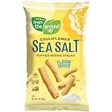 Real Food From The Ground Cauliflower Stalks - 6 Count, 4oz Bags (Sea Salt)