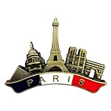 Authentic Parisian Design: Crafted with intricate details, these magnets showcase Paris landmarks, capturing the of the city and adding a touch of French elegance to your home decorParisian to your kitchen, , or living space