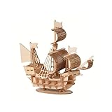 Modelos de barcos de madera, rompecabezas de madera para el desarrollo cognitivo de los niños, juegos de rompecabezas 3D, barcos de maqueta, juguetes y regalos de madera, adecuados para niños