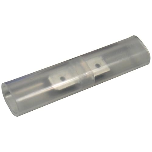 Pico 1257QT 16-14 AWG Electrical Wiring Clear Vinyl Insulation Double 0.250" Tab Quick Connector Receptacle 2 Per Package