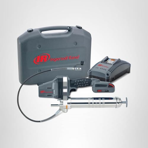 Ingersoll Rand LUB5130-K12 IQV&reg; 20V Cordless Grease Gun 1 Battery Kit, 14oz Canister Capacity