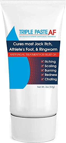 Triple Paste Af Antifungal Ointment, Treatment For Jock Itch, Athlete's Foot, Ringworm, Or Superficial Fungal Infections Of The Skin, 2 Ounce (Packaging May Vary) #TOP1