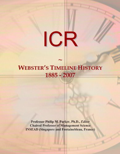 Preisvergleich Produktbild ICR: Webster's Timeline History, 1885 - 2007