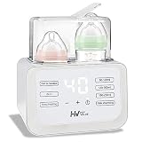 Baby Bottle Warmer, 8-in-1 Fast Milk Warmer for Breastmilk or Formula with Timer, 24H Constant Warmi