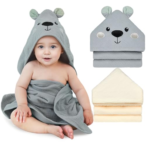 Unicorn Castle Hooded Baby Towels 2-Pack
