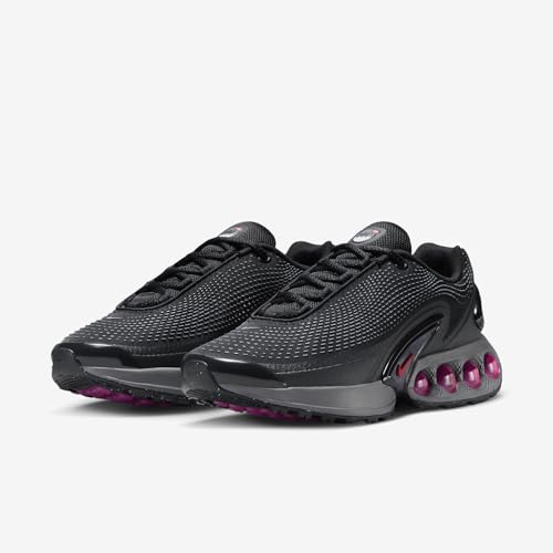 Nike Air Max Dn Shoes Women's Shoes (FJ3145-005, Black/Dark Smoke Grey/Anthracite/Light Crimson) Size 5
