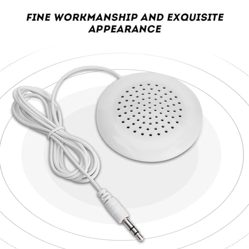 Mini Stereo Speaker,New DIY Pillow Speaker 3.5mm Mini Stereo Speaker,True HD and Unique Soft Sound Portable Speaker,Plug in Speaker with 3.5mm Aux Audio Input,for MP3 Phone